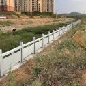 青海 白麻河道栏杆效果展示图