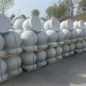 青海 白麻花岗岩石材圆球，石球，挡车球，隔离球，景观石球，风水球等