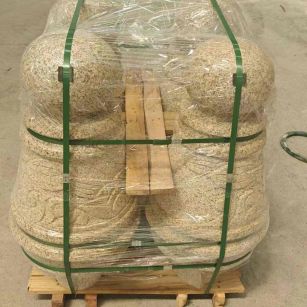 青海 黄金麻异形定制雕花——棒棒糖挡车柱