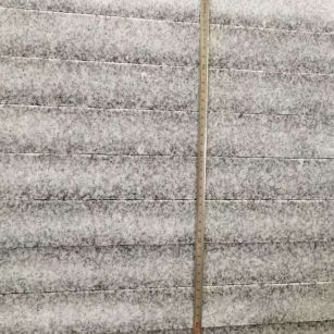 青海 芝麻白火烧成品厚薄均匀，B料价格接近A料质量