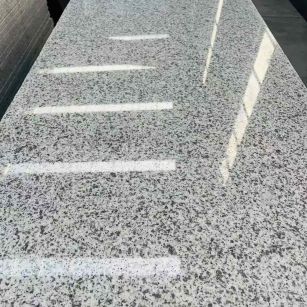 青海 白麻花岗岩光面毛板