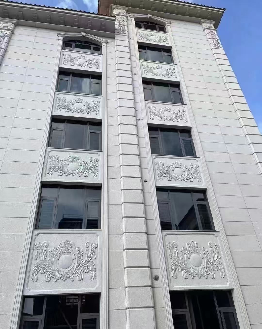 青海 白麻荔枝面花岗岩别墅外墙干挂