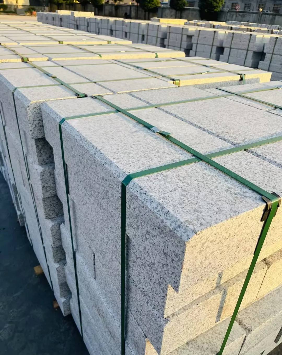 青海 白麻花岗岩路沿石，马路牙子，路缘石，平石，立缘石等