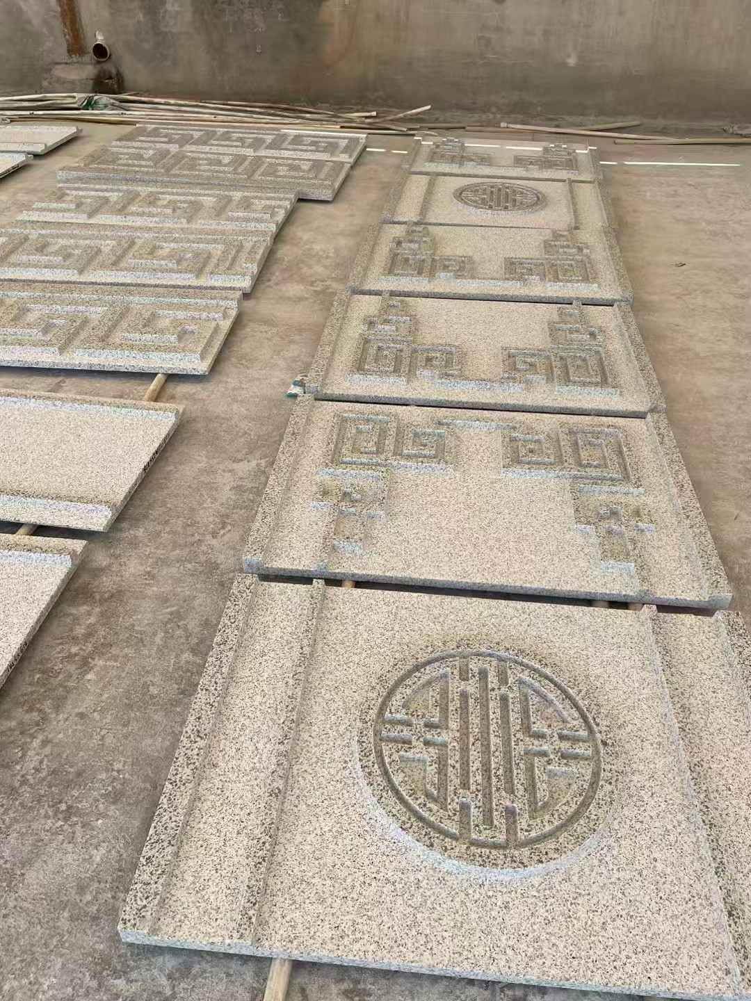 青海 白麻花岗岩外墙立面雕刻板