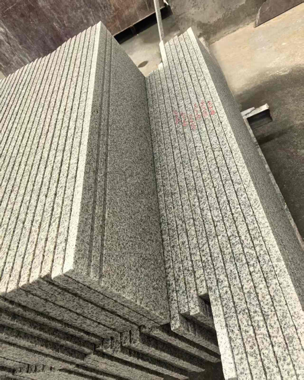 青海 白麻荔枝面花岗岩楼梯踏步